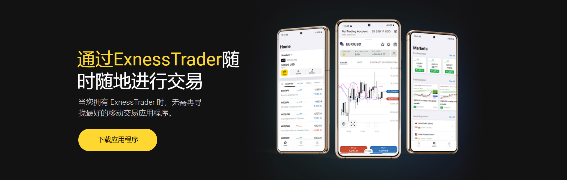 Exness外汇在线交易应用,MT4下载,MT5下载,ExnessAPP下载,exness苹果客户端,exness安卓版下载